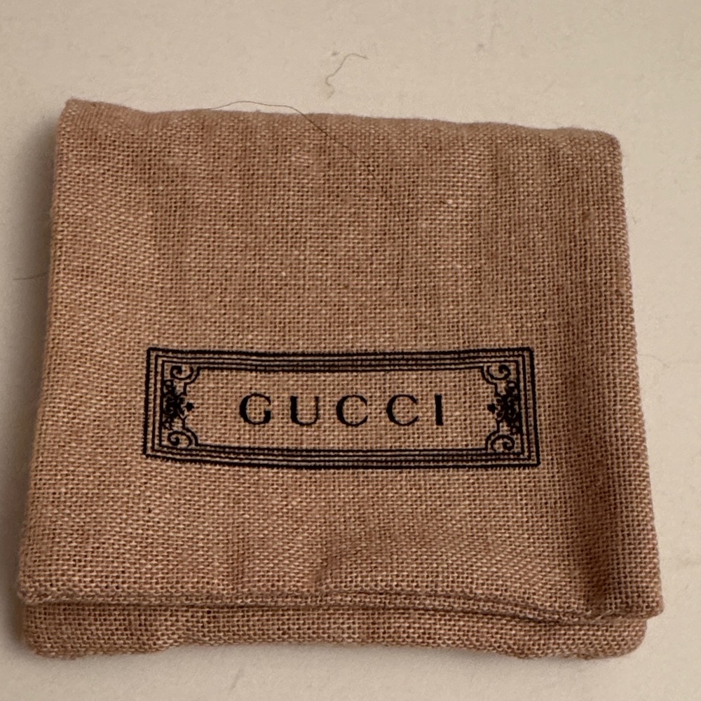 Gucci Beige Fabric  jewelry Pouch